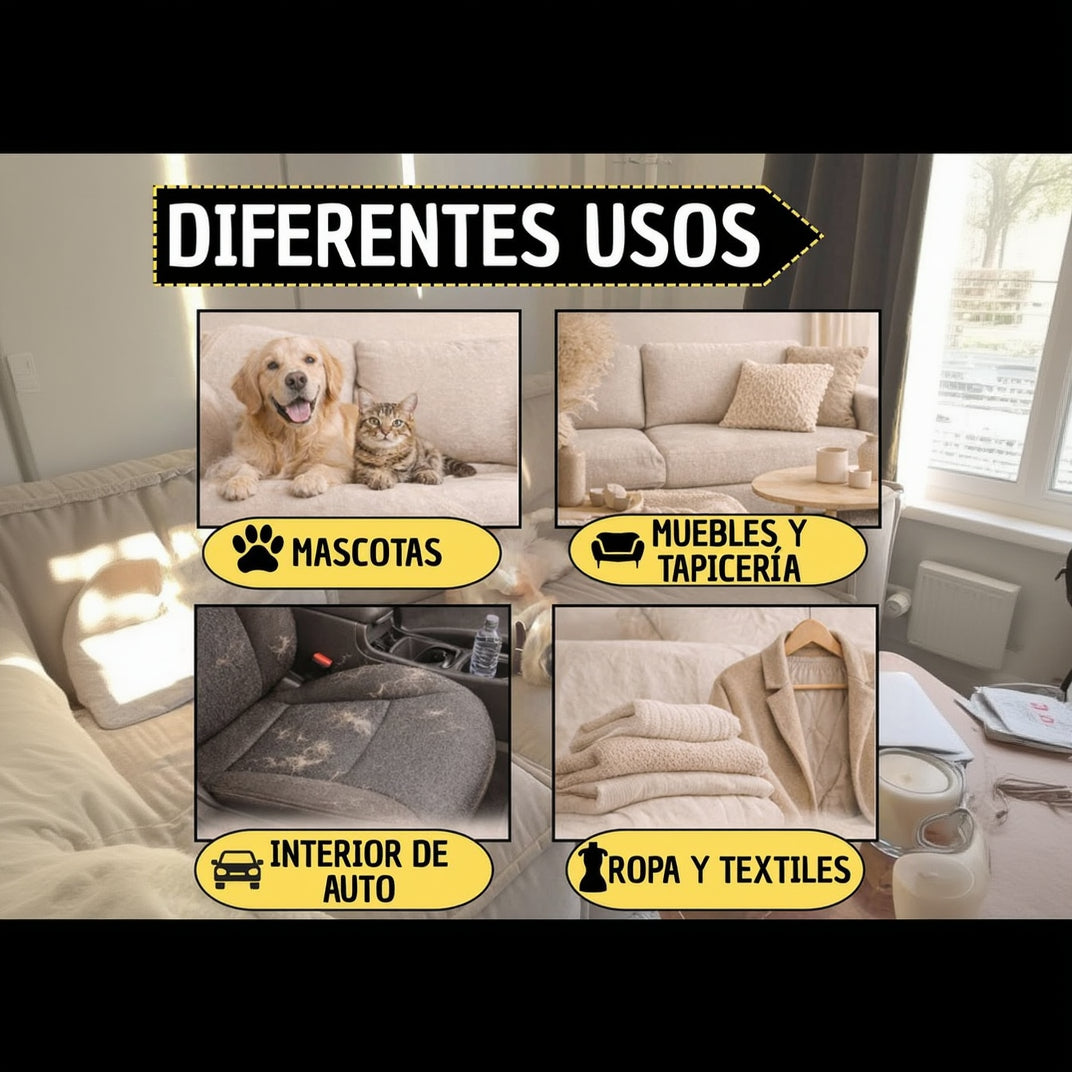 🐾 Guante Quita Pelusa y Motas para Mascotas